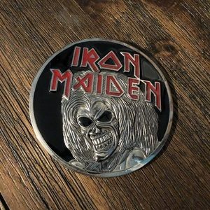 Iron Maiden belt buckle